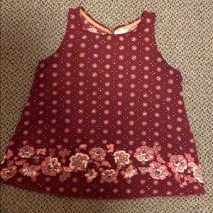 patterned tank top
